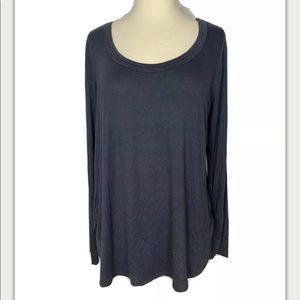 H by Bordeaux Gray Pull On Top XL Nordstrom NWT